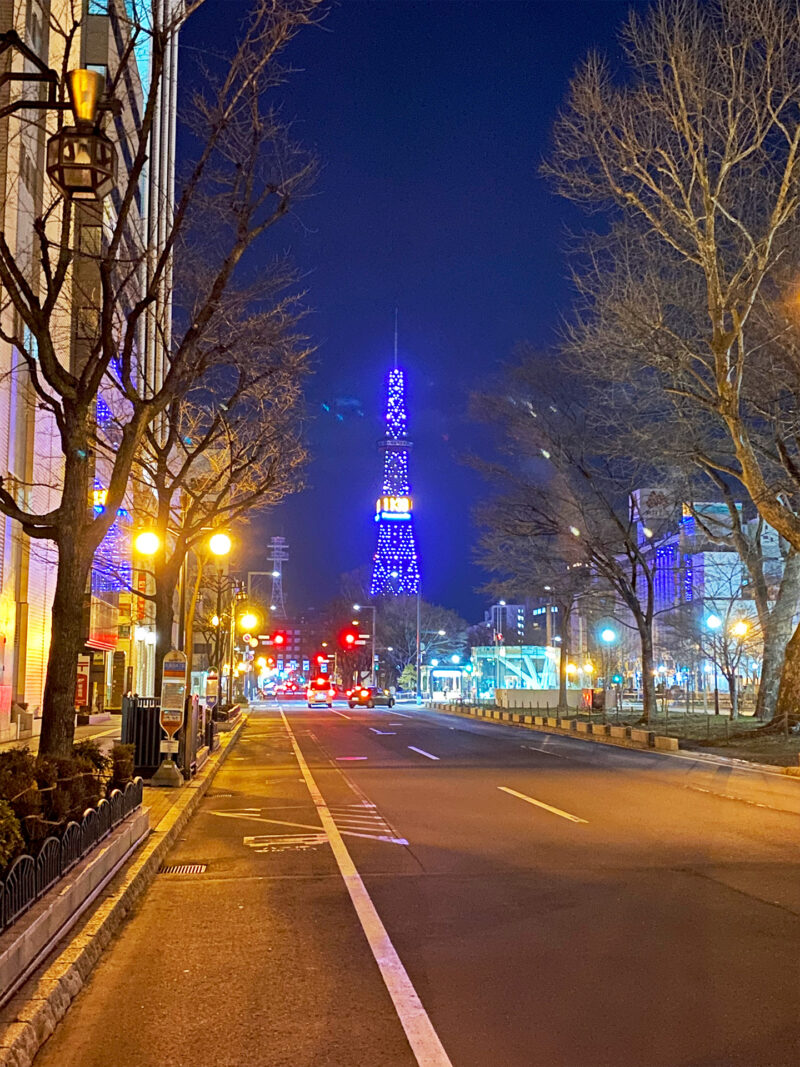 #イルミネーション,#さっぽろテレビ塔,#北海道,#北海道札幌市,#夜景の無料写真素材