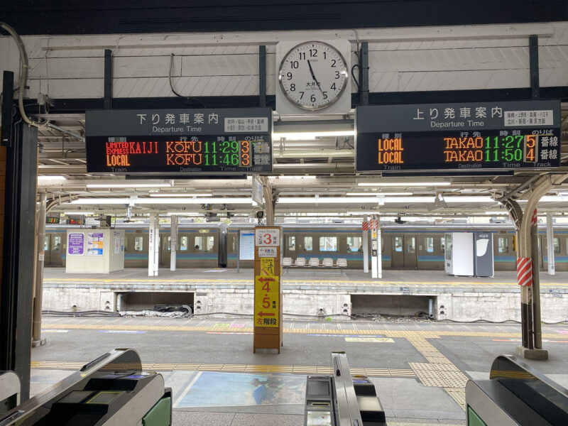 #大月駅,#山梨県,#山梨県大月市,#改札,#駅の無料写真素材