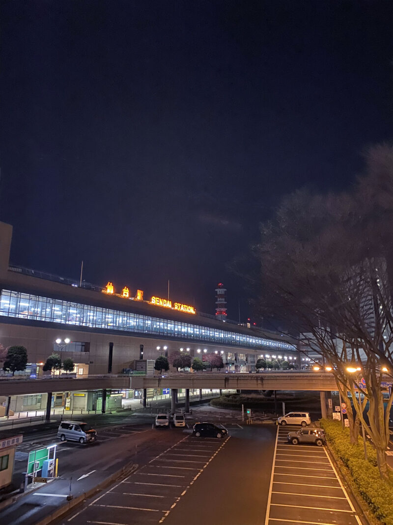 #仙台駅,#夜,#宮城県,#宮城県仙台市,#駅の無料写真素材