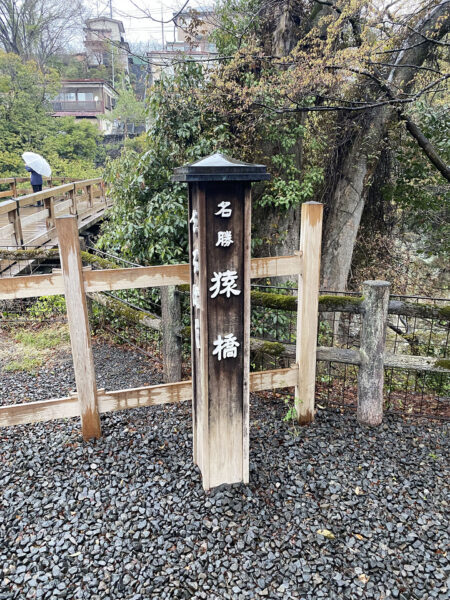 #山梨県#山梨県大月市#橋#猿橋#草木#雨の無料写真素材