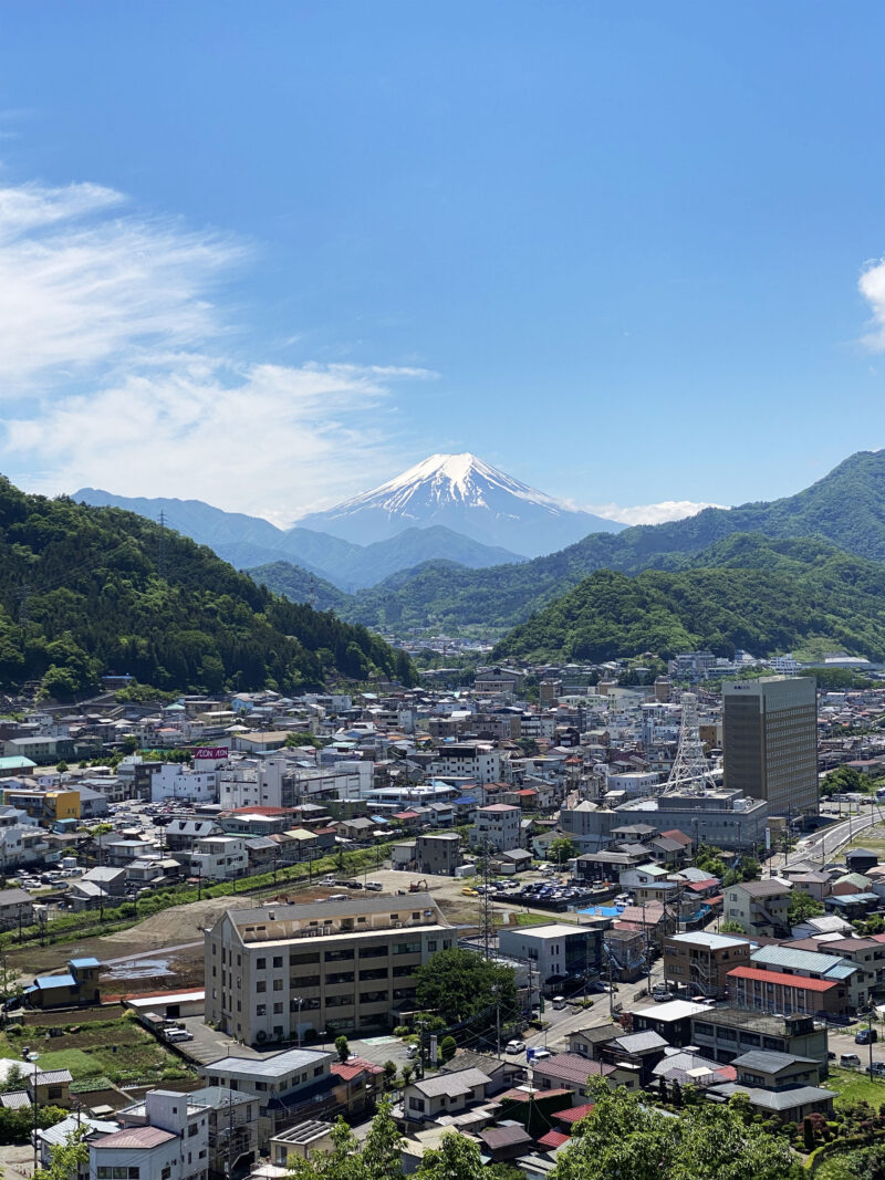 #富士山#山#山梨県#山梨県大月市#町並み#絶景#自然の無料写真素材