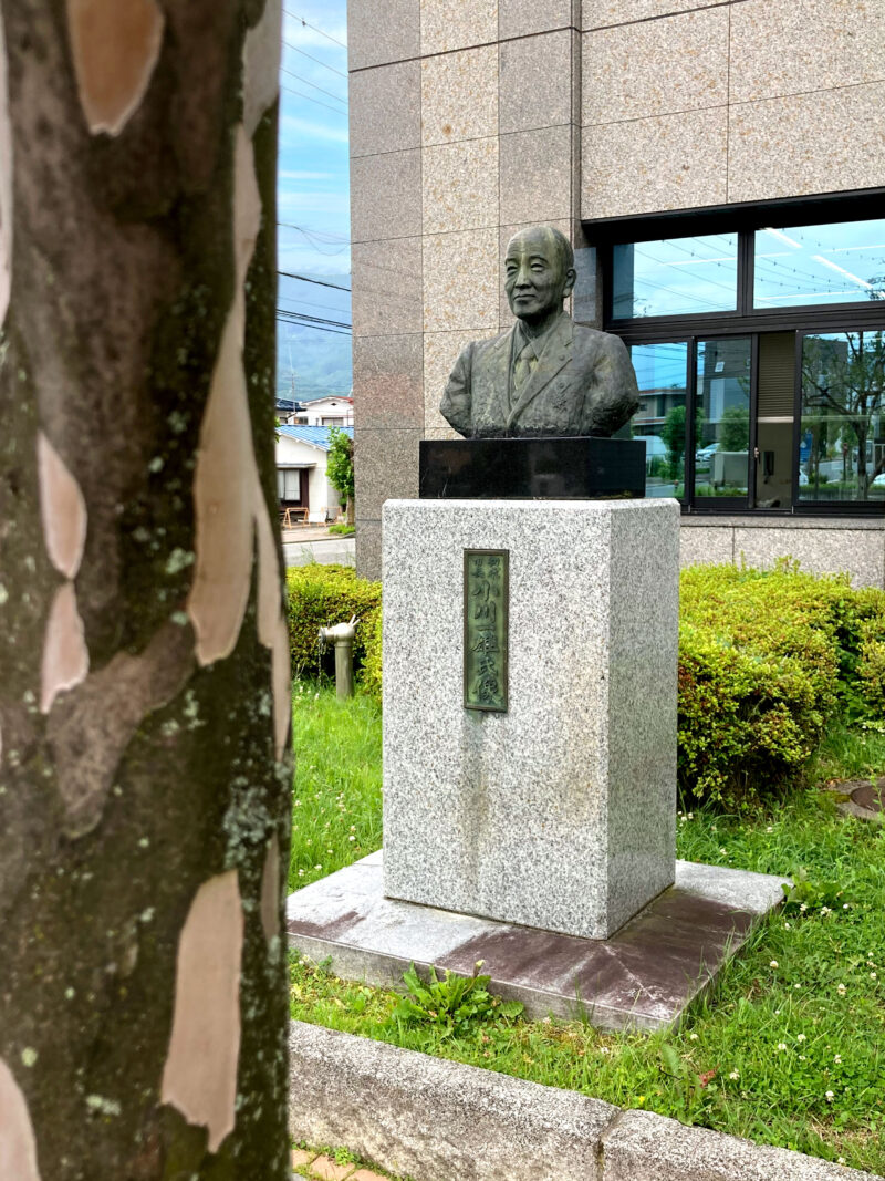 #小川一雄氏像#長野県#長野県茅野市の無料写真素材