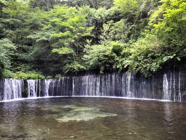 #滝#白糸の滝#自然#長野県#長野県軽井沢町の無料写真素材