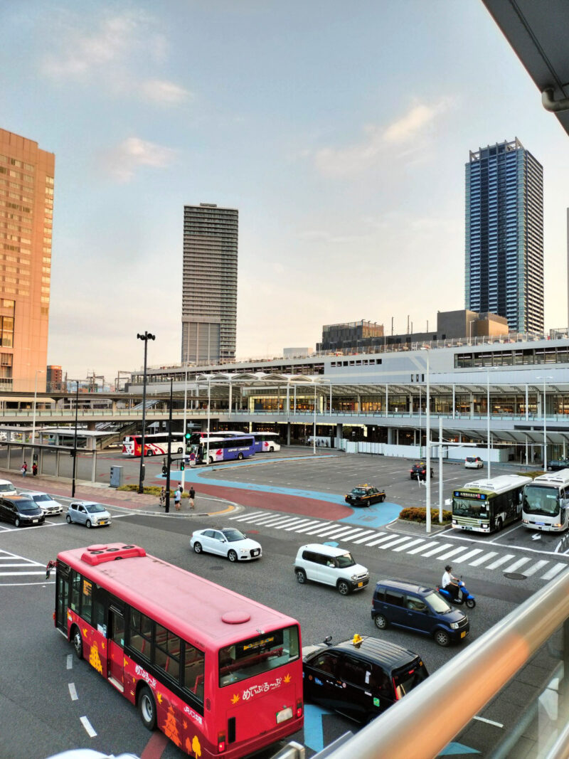 #ロータリー,#広島県,#広島県広島市,#広島駅,#駅の無料写真素材