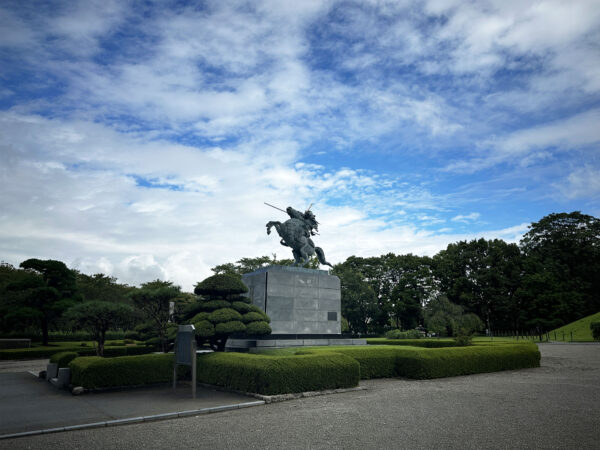 #山形県#山形県山形市#最上義光像#銅像の無料写真素材