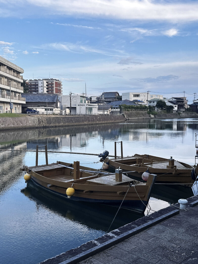 #宮崎県#宮崎県日南市#川#船の無料写真素材