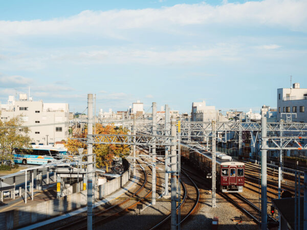 #ノスタルジー#兵庫県#兵庫県西宮市#線路#電車の無料写真素材