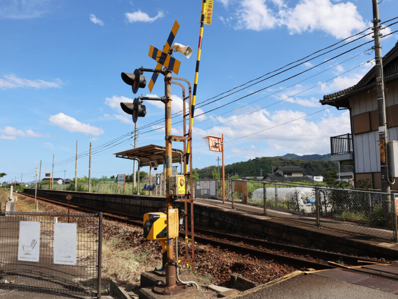 #徳島県#徳島県吉野市#線路#踏切の無料写真素材