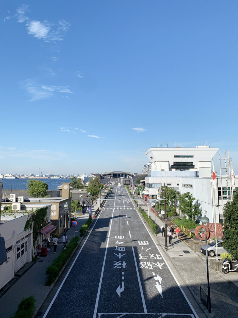 #海#神奈川県#神奈川県横浜市#道路の無料写真素材