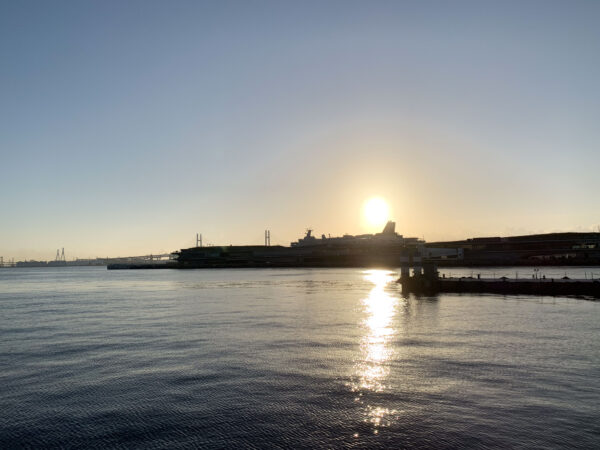 #夕日#海#神奈川県#神奈川県横浜市の無料写真素材