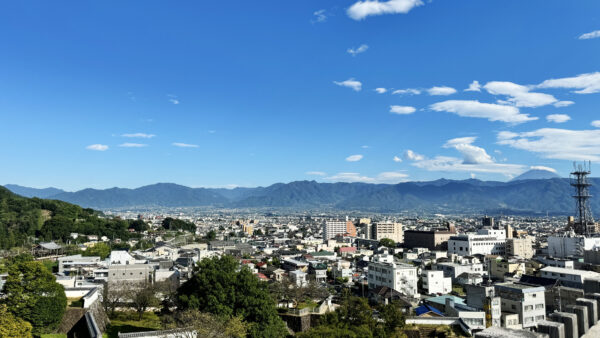 #山梨県#山梨県甲府市#町並みの無料写真素材