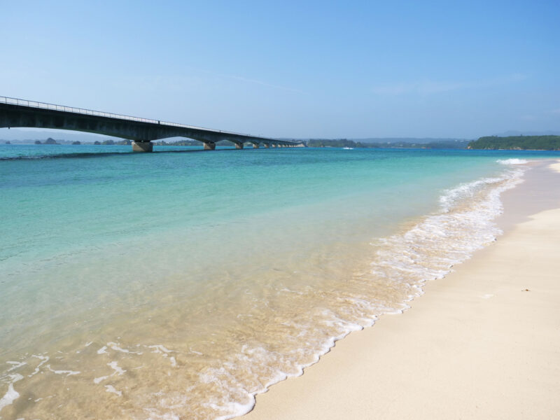 #古宇利大橋#橋#沖縄県#沖縄県古宇利島#青い空青い海の無料写真素材