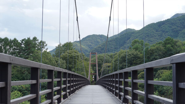 #橋#自然#長野県#長野県宮田村の無料写真素材