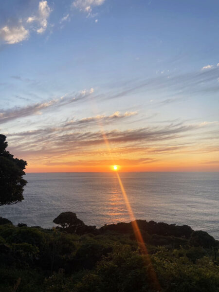 #夕日#夕焼け#海#生月島#絶景#長崎県#長崎県平戸市の無料写真素材