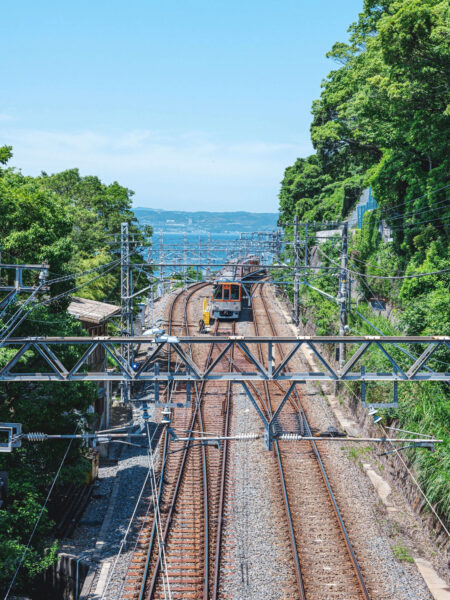 #兵庫県#兵庫県神戸市垂水区#電車#青い空青い海の無料写真素材