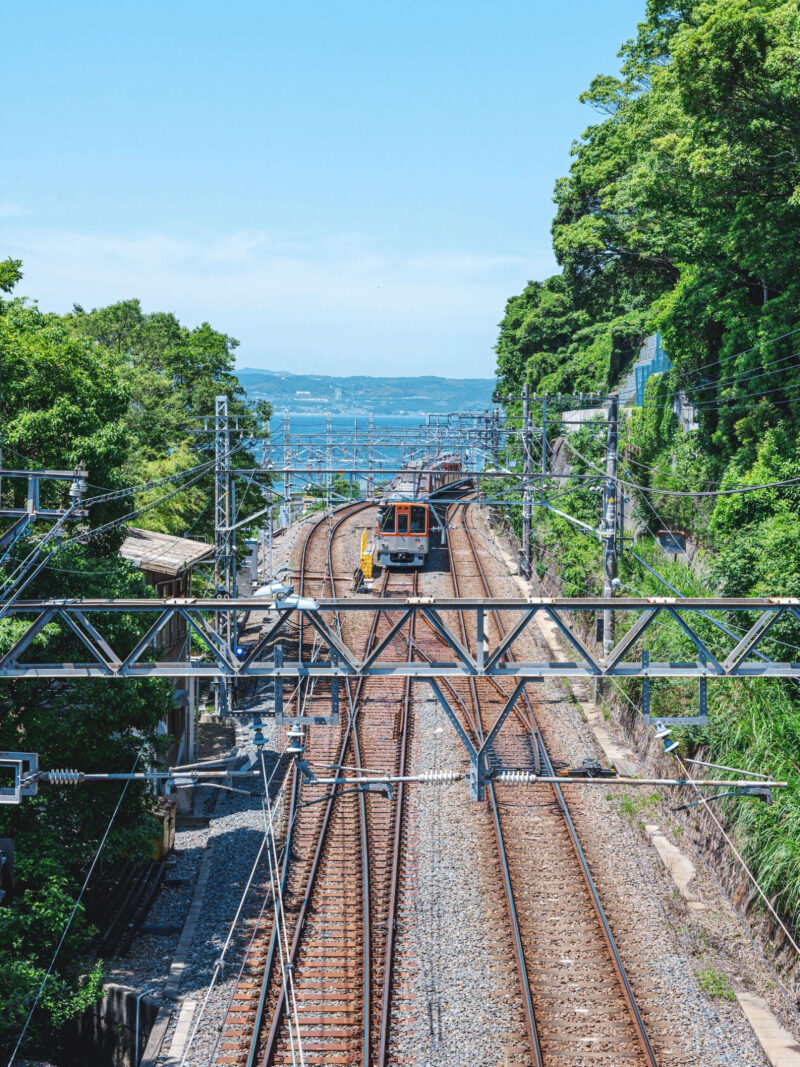 #兵庫県,#兵庫県神戸市垂水区,#電車,#青い空青い海の無料写真素材